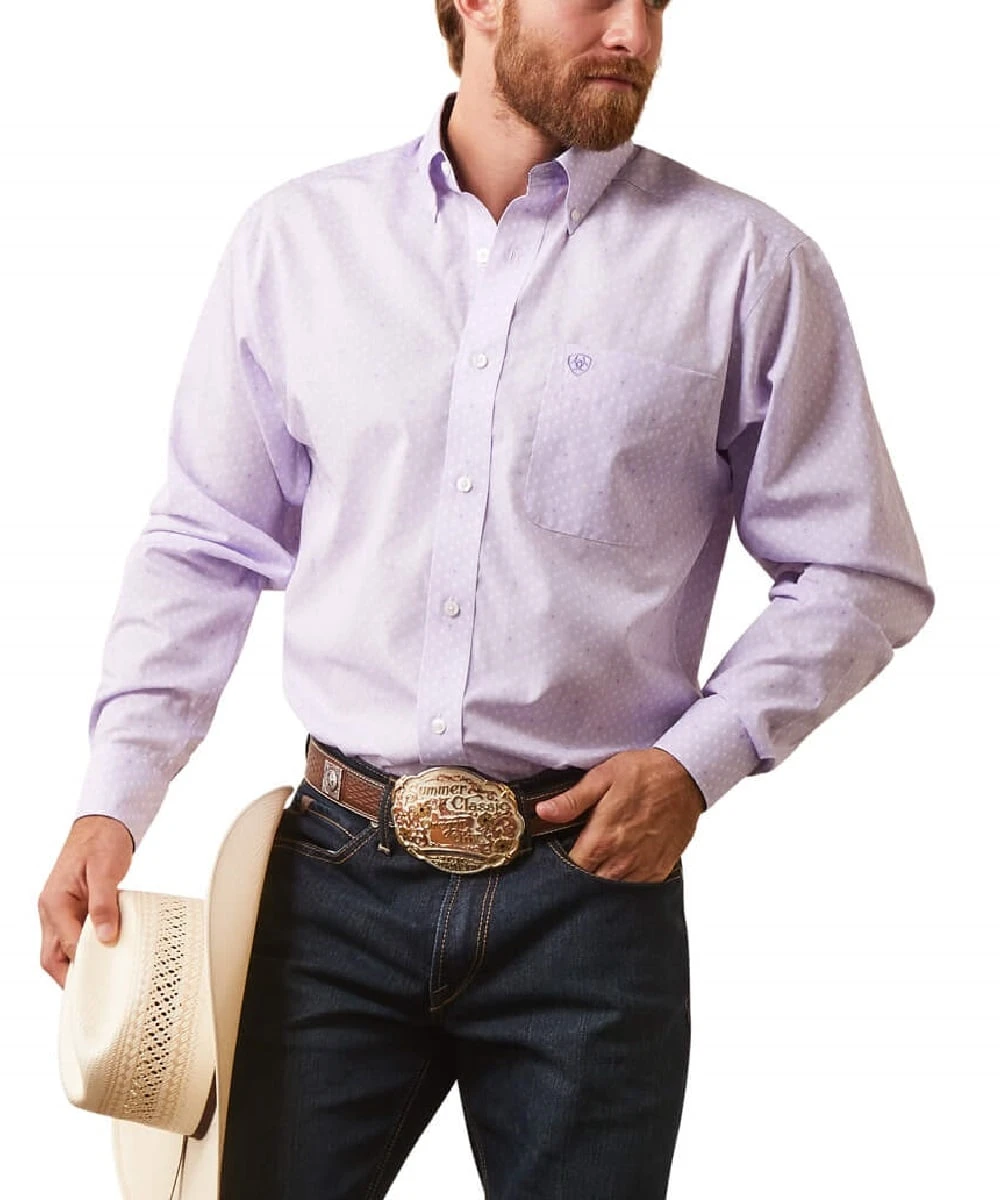 Ariat Men's Wrinkle Free Flynn Fitted Button Down Shirt 1 Ariat Men's Wrinkle Free Flynn Fitted Button Down Shirt