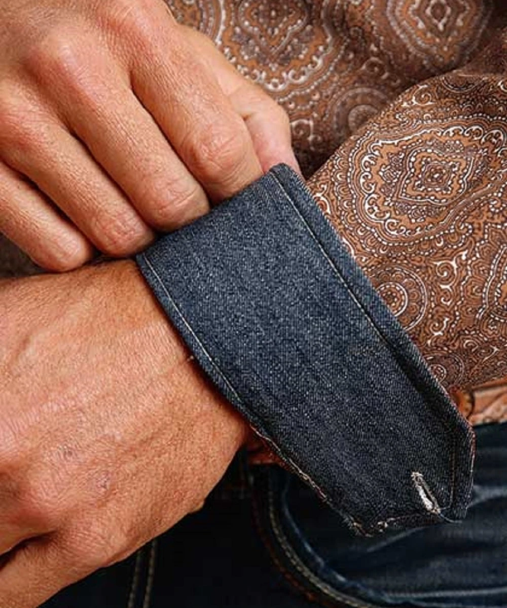 Roper Men's Stetson Medallion Paisley Button Down Shirt 2 Roper Men's Stetson Medallion Paisley Button Down Shirt - Image 2