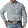 Wrangler Men's George Strait Paisley Snap Shirt