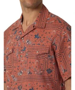 Wrangler Men's Coconut Cowboy Snap Camp Shirt -Ariat Shop 112326329 c
