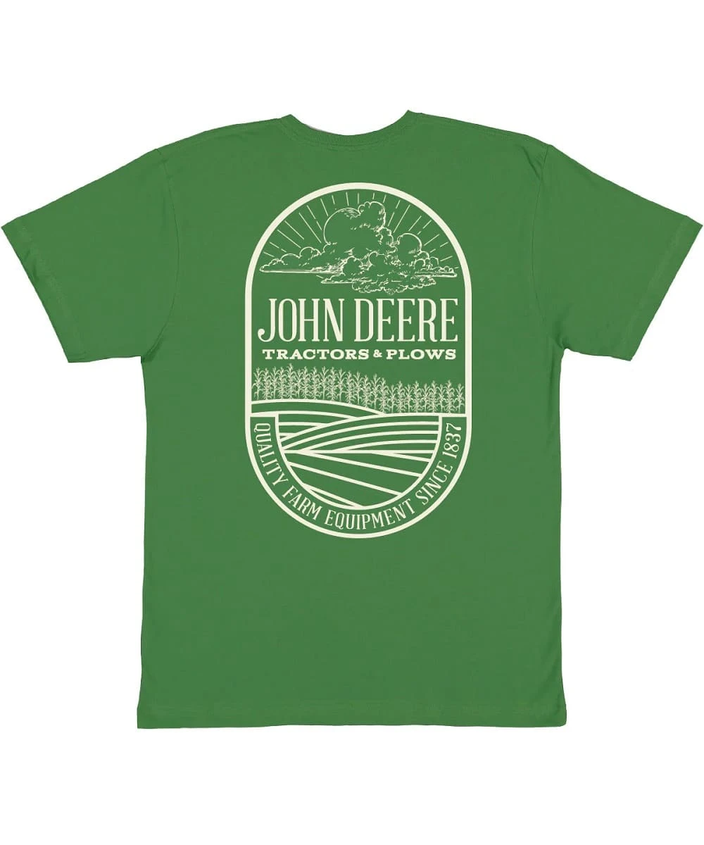 John Deere White Fields Tee 1 John Deere White Fields Tee