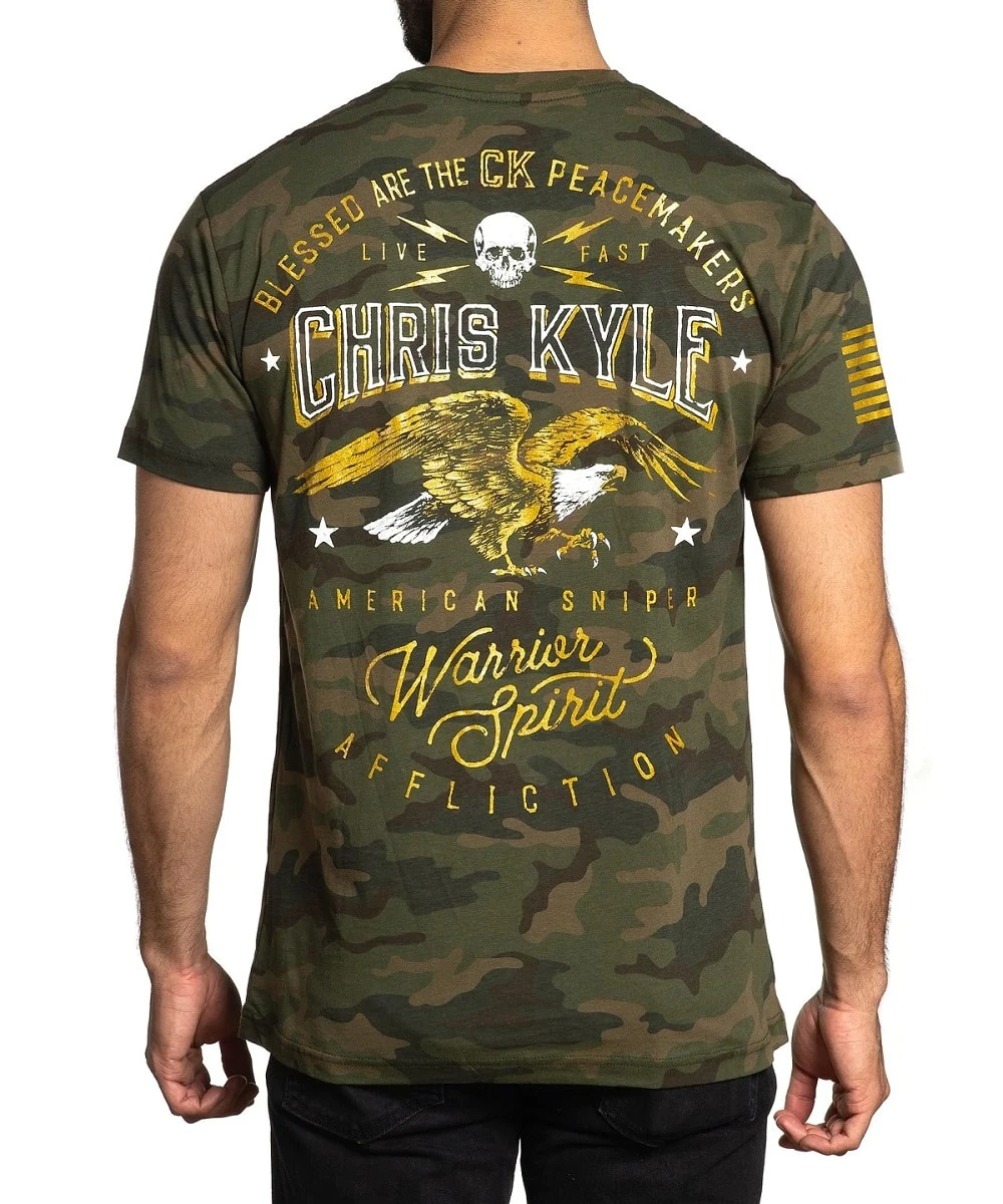 Affliction Men's Chris Kyle Switchback Camo Tee 2 Affliction Men's Chris Kyle Switchback Camo Tee - Image 2