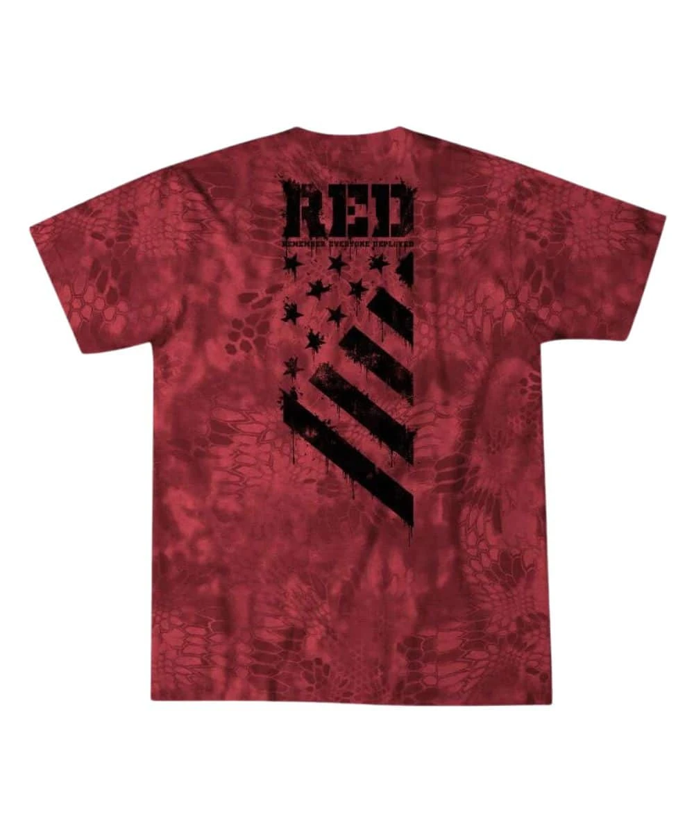 Howitzer Men's Remember Red Tee 2 Howitzer Men's Remember Red Tee - Image 2