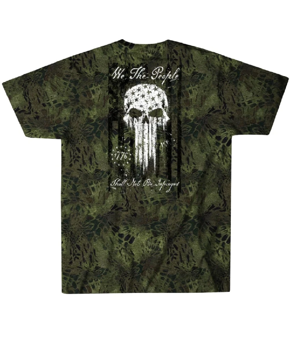 Howitzer Men's Infringed Flag Graphic Tee 2 Howitzer Men's Infringed Flag Graphic Tee - Image 2