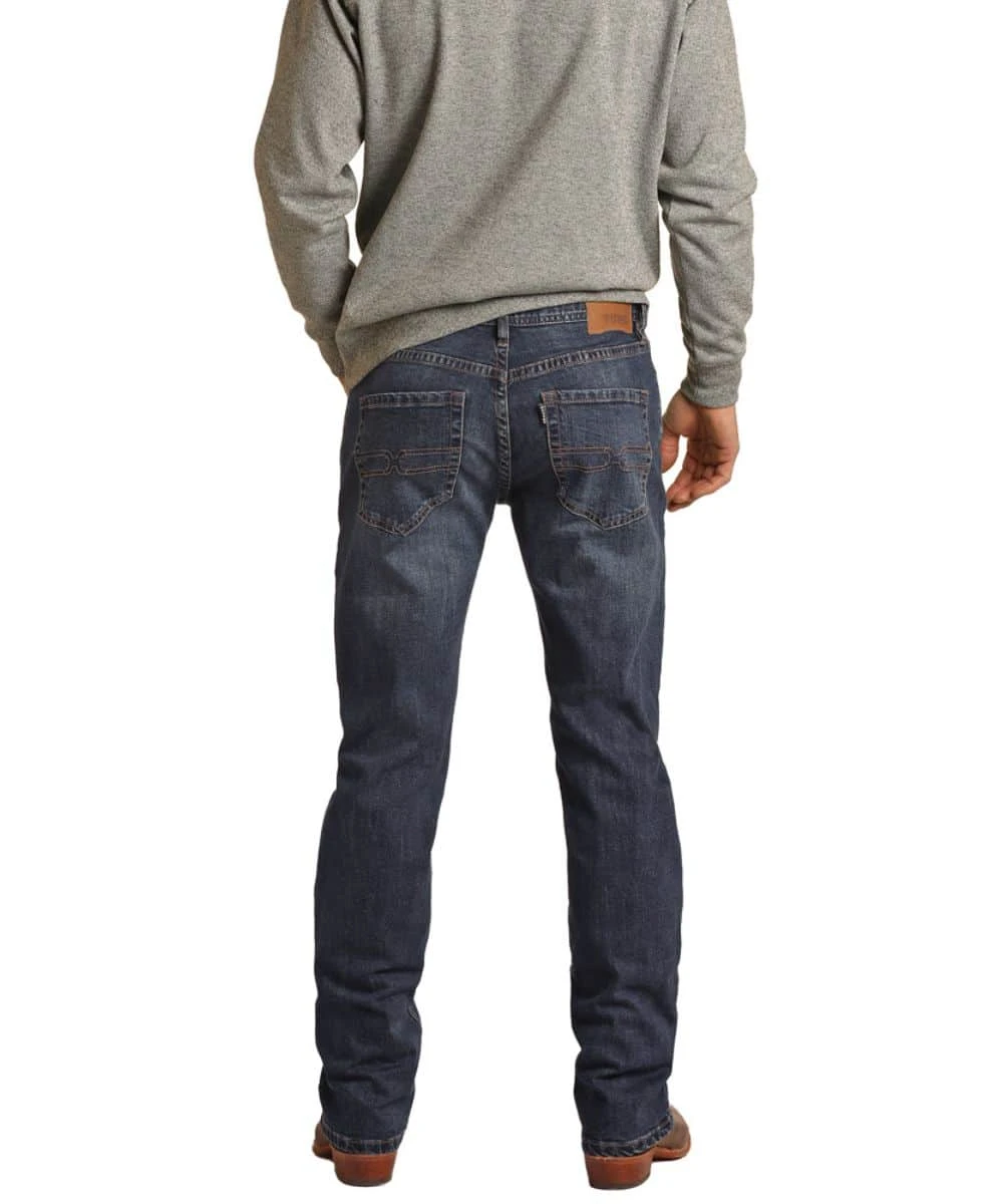 Rock & Roll Cowboy Men's Revolver Hooey Logo Jean 2 Rock & Roll Cowboy Men's Revolver Hooey Logo Jean - Image 2