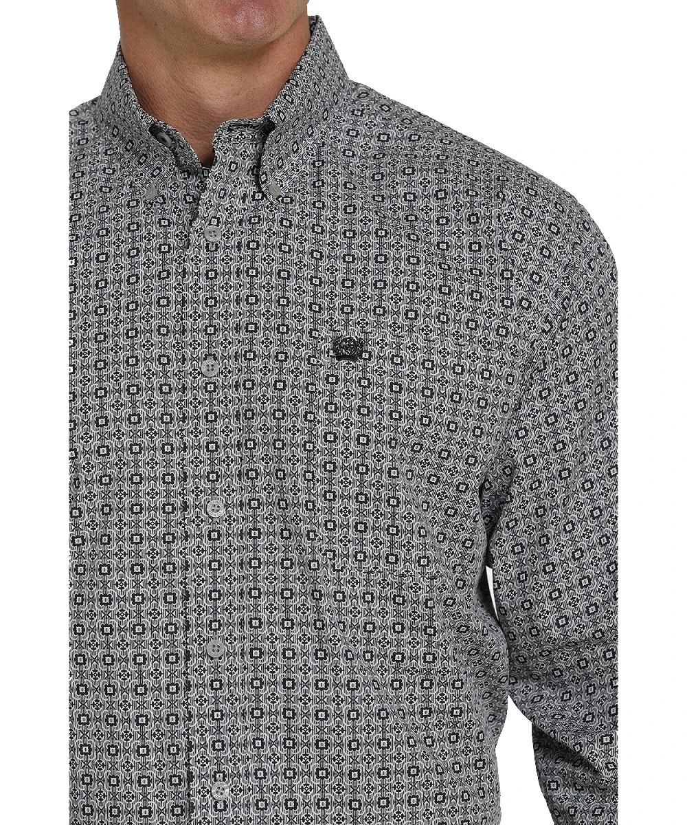 Cinch Men's Medallion Print Button Down Western Shirt 2 Cinch Men's Medallion Print Button Down Western Shirt - Image 2
