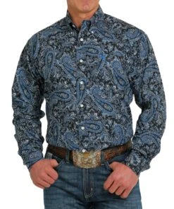 Cinch Men's Paisley Button Down Shirt