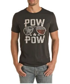 Rock & Roll Cowboy Adult Dale Brisby Tee