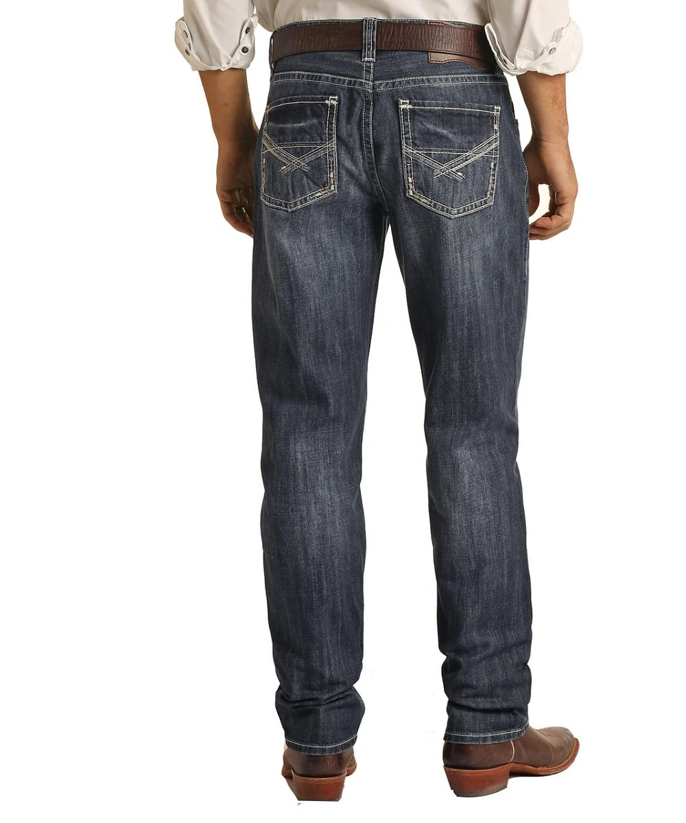 Rock & Roll Cowboy Men's Double Barrel Bootcut Jean 2 Rock & Roll Cowboy Men's Double Barrel Bootcut Jean - Image 2
