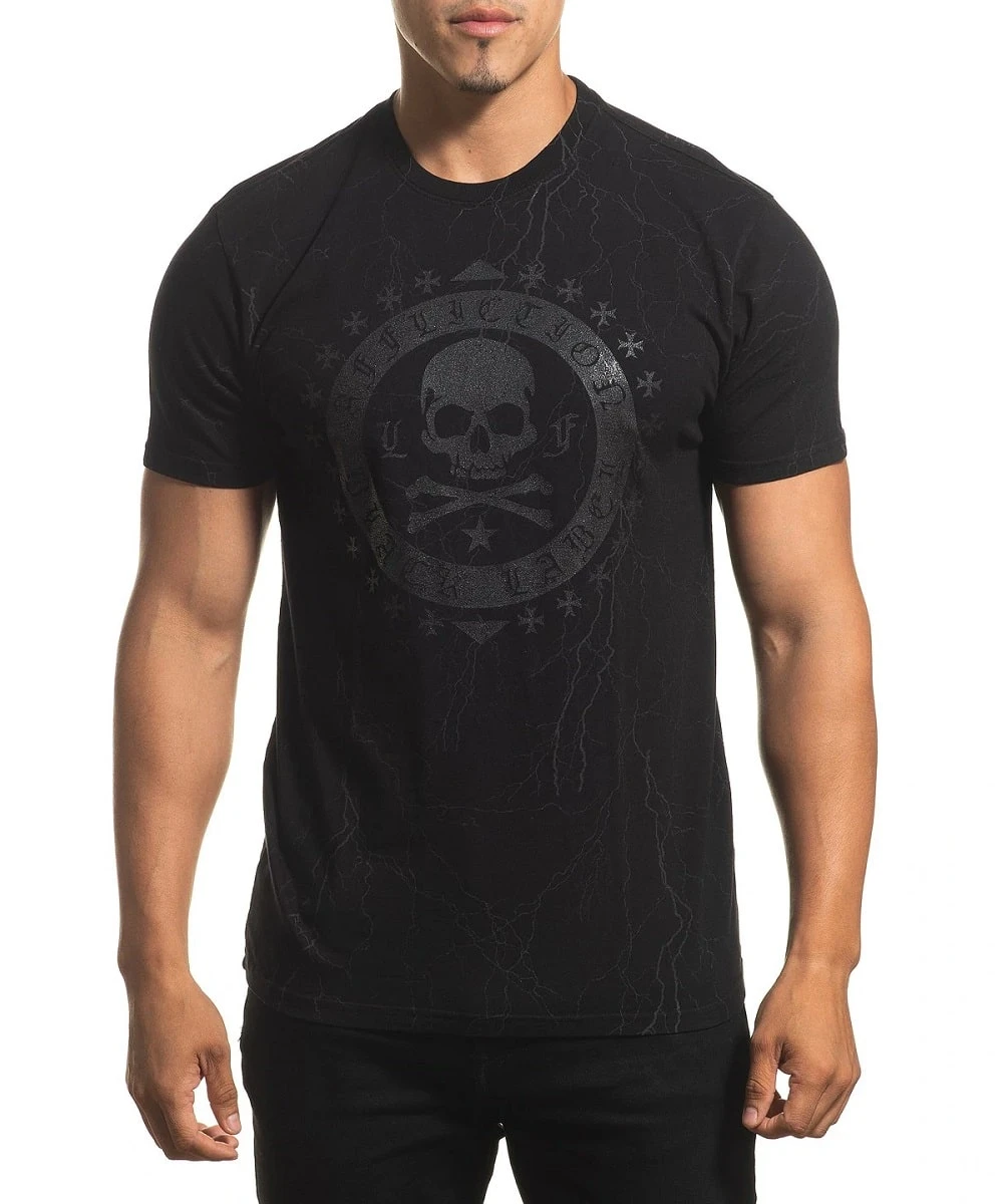 Affliction Men's Black Label Repeat Tee 1 Affliction Men's Black Label Repeat Tee