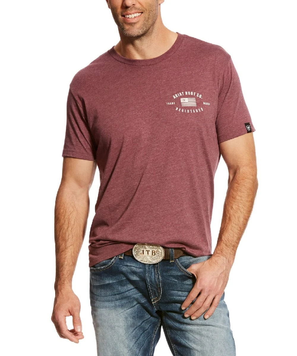 Ariat Men's US Registered Tee 1 Ariat Men's US Registered Tee