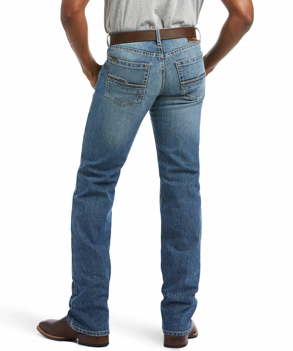 Ariat Men's M5 Slim Stretch Santiago Straight Jean 2 Ariat Men's M5 Slim Stretch Santiago Straight Jean - Image 2