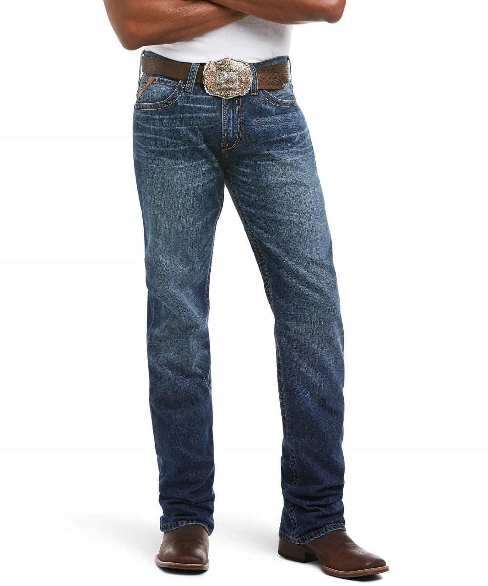 Ariat Men's M4 Low Rise Stretch 3D Calero Fashion Boot Cut Jean 1 Ariat Men's M4 Low Rise Stretch 3D Calero Fashion Boot Cut Jean