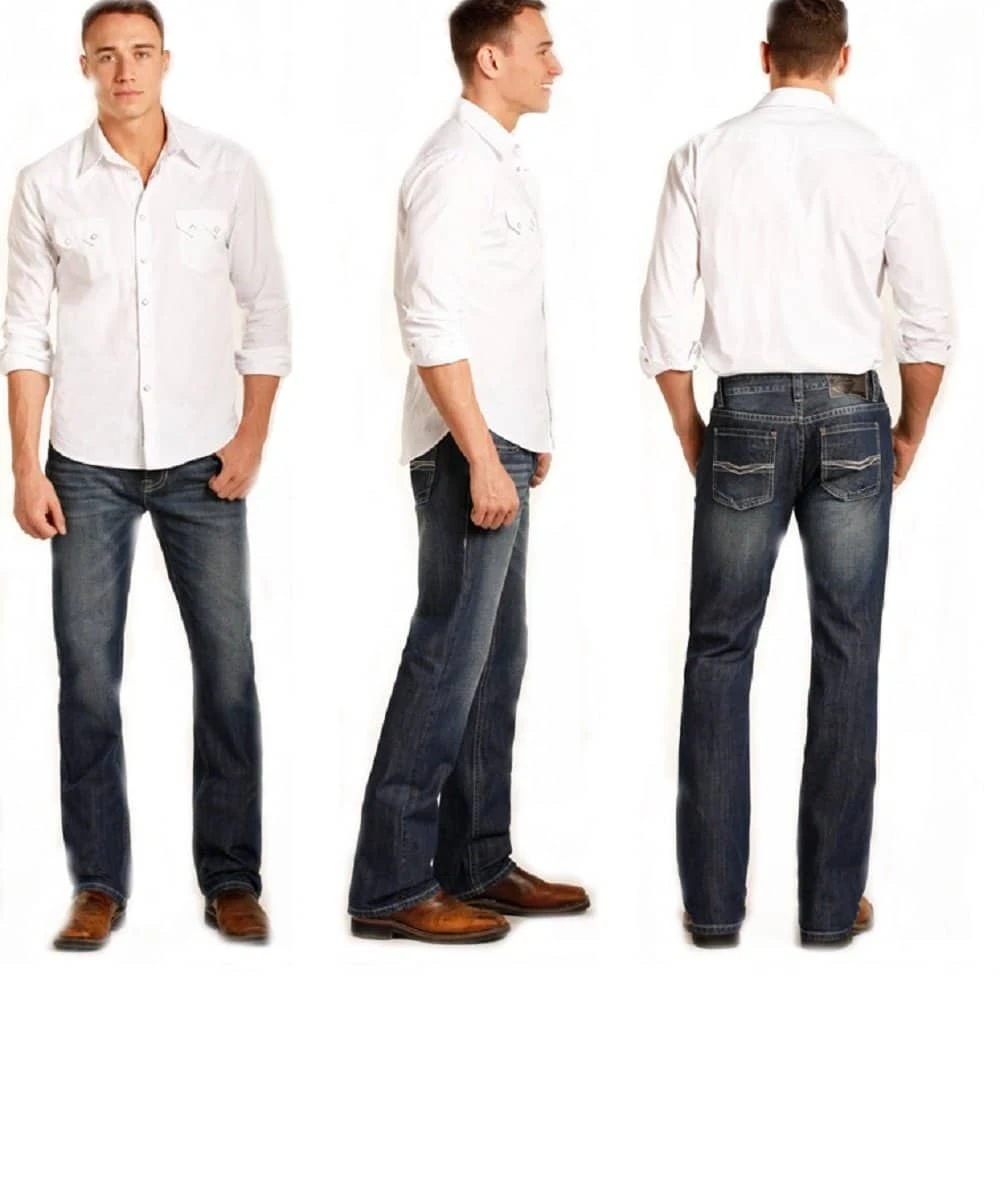 Panhandle Men's Rock & Roll Cowboy Regular Fit Pistol Jean 1 Panhandle Men's Rock & Roll Cowboy Regular Fit Pistol Jean