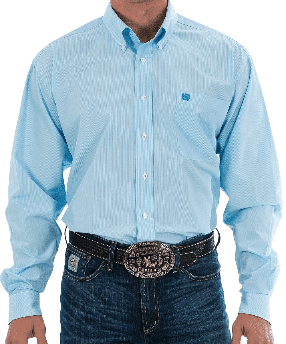 Cinch Men's Micro Stripe Button Down Western Shirt 1 Cinch Men's Micro Stripe Button Down Western Shirt