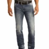 Rock & Roll Cowboy Men's Reflex Revolver Slim Fit Jean